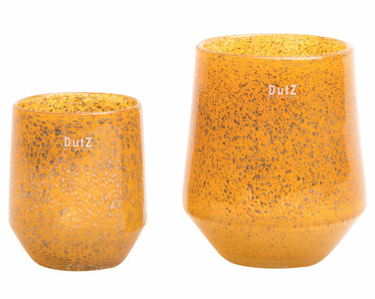 אגרטל טרפז עבה כתום בועות dutz