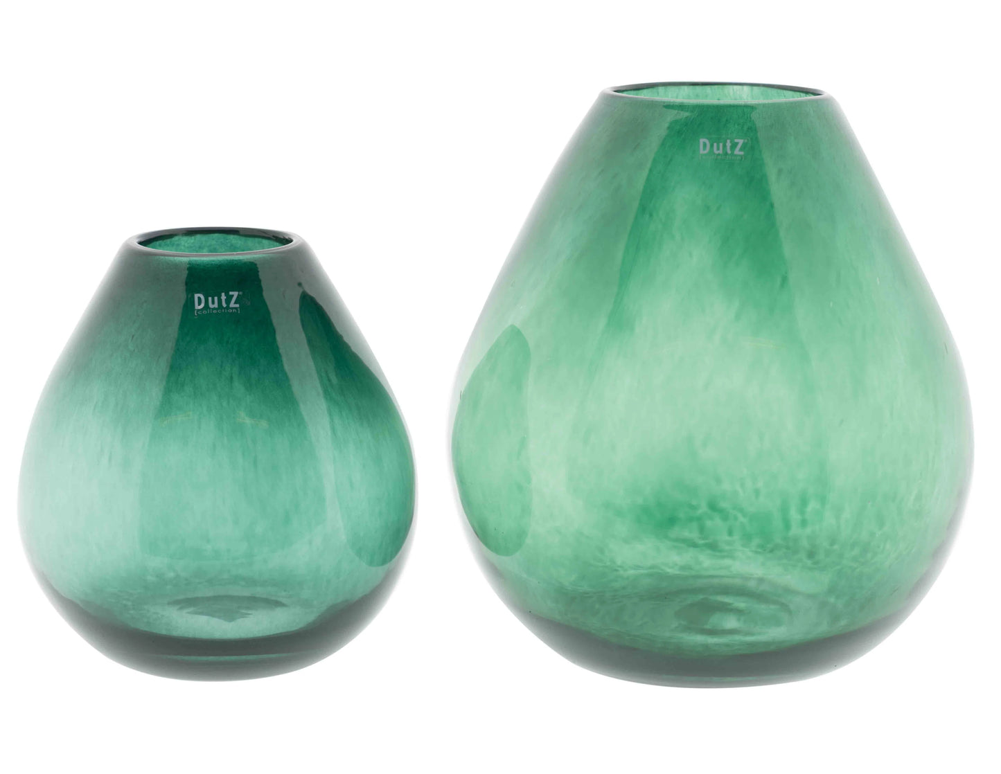 אגרטל זכוכית "דרובה" בצבע ירוק