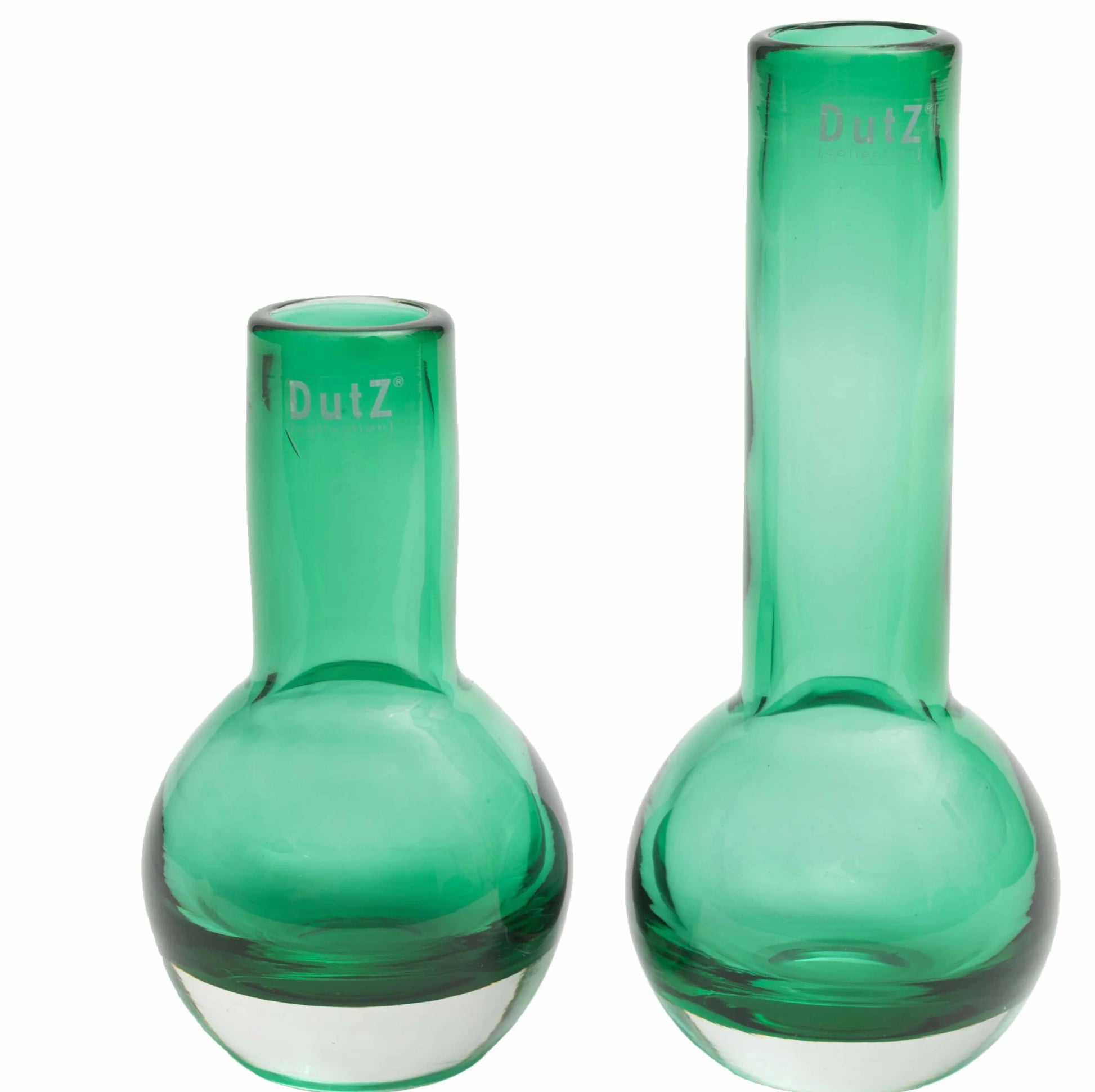DUTZ Design heavy glass vase grass green