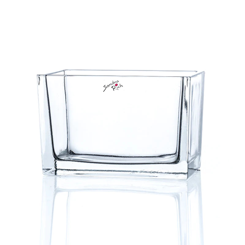 אגרטל זכוכית מלבני