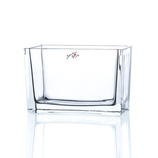 אגרטל זכוכית מלבני