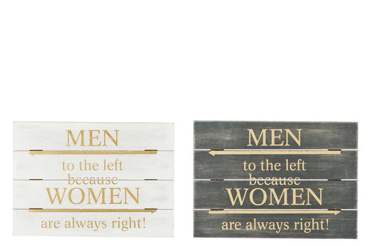 שלט מפלטת עץ לתלייה