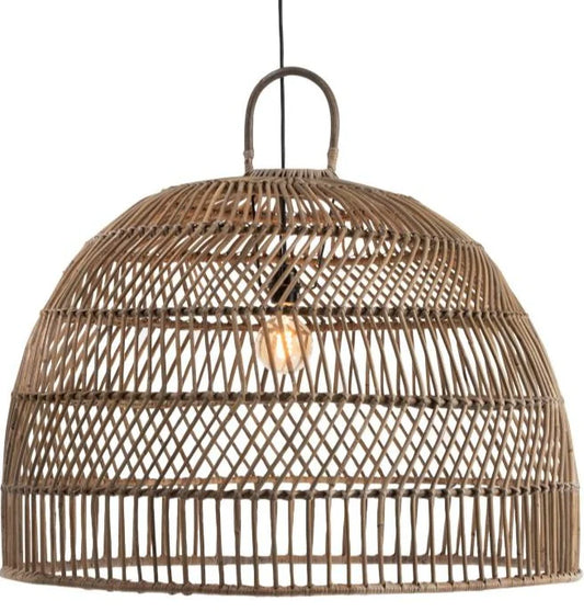 Lamp Shade Ball Large Rattan Natural (91332)