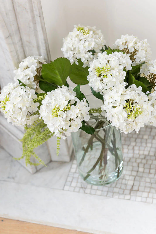 אגרטל הוריקן על רגל מזכוכית ירקרקה