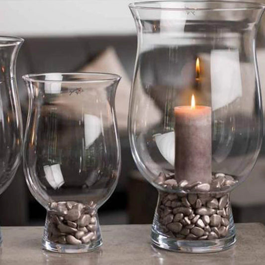 אגרטל הוריקן לפרחים או נר