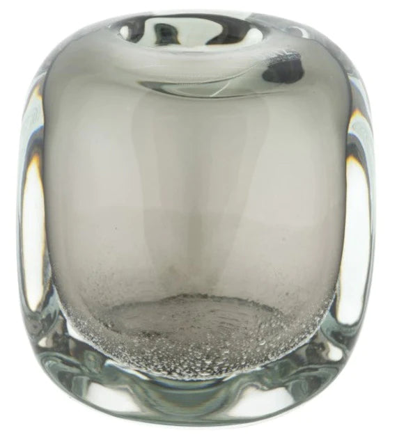 אגרטל "מתיאוס" מרובע דוץ אפור