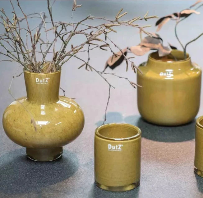 אגרטל "מודסט" בצבע חרדל