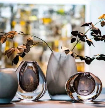 אגרטל "סבינה" אפור