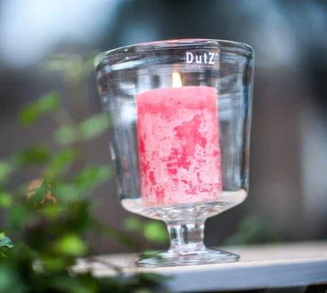 Dutz נר שעווה בצבע אדום קורל חברת