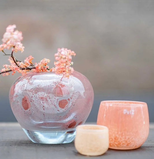 אגרטל מורנו סטייל ורוד עבודת יד