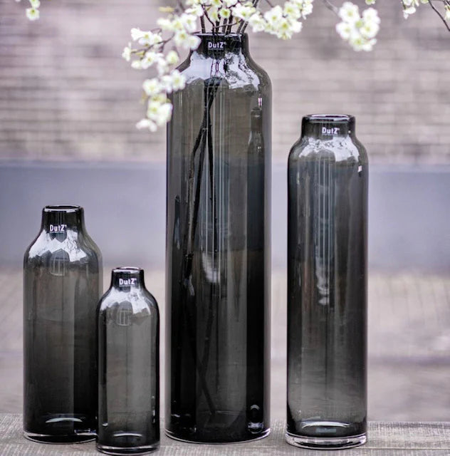 אגרטל בקבוק דוץ אפור עשן