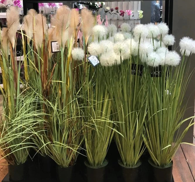 גראס ירוק מאגדת של עלי גראס ירוק בגובה 35 ו 50 סמ - Decor 2 Home