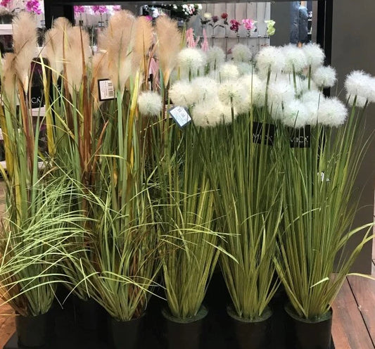 גראס ירוק מאגדת של עלי גראס ירוק בגובה 35 ו 50 סמ - Decor 2 Home