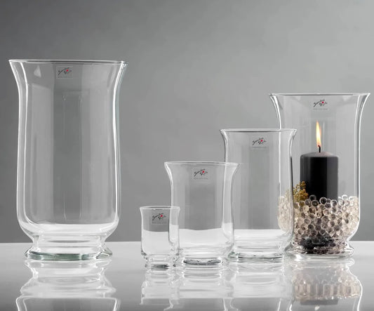 הוריקן עששית 25 סמ 30 סמ 40 סמ לנר או סידור פרחים - Decor 2 Home