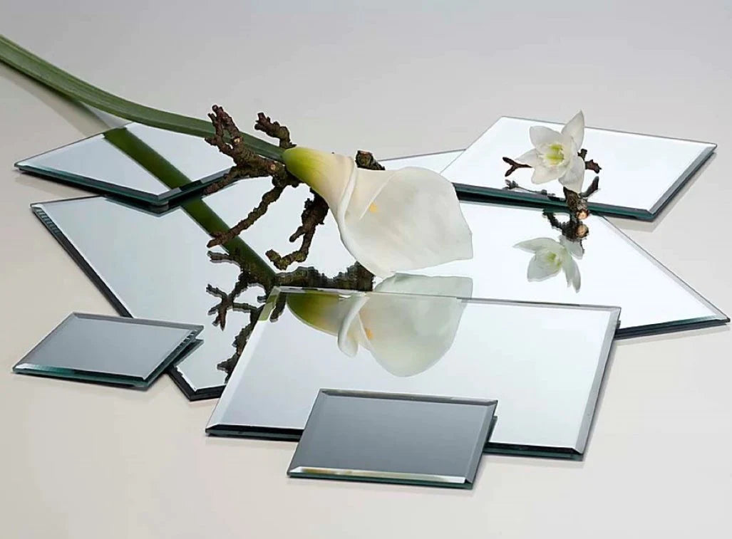 מראה מרובעת 40/40 ס"מ 25/25 סמ לעיצוב שולחן - Decor 2 Home