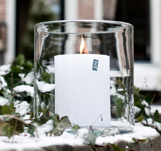 DUTZ נר שעווה לבן של חברת