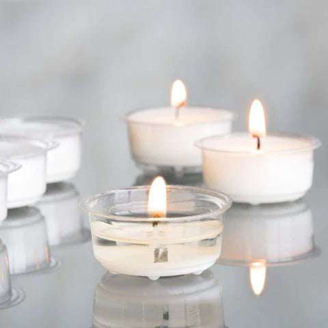 נרונים שקופים לאירועים 4 שעות 27 יח במארז - Decor 2 Home
