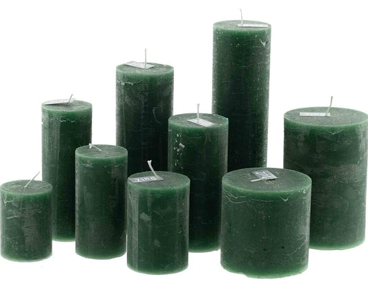 DUTZ נר שעווה ירוק